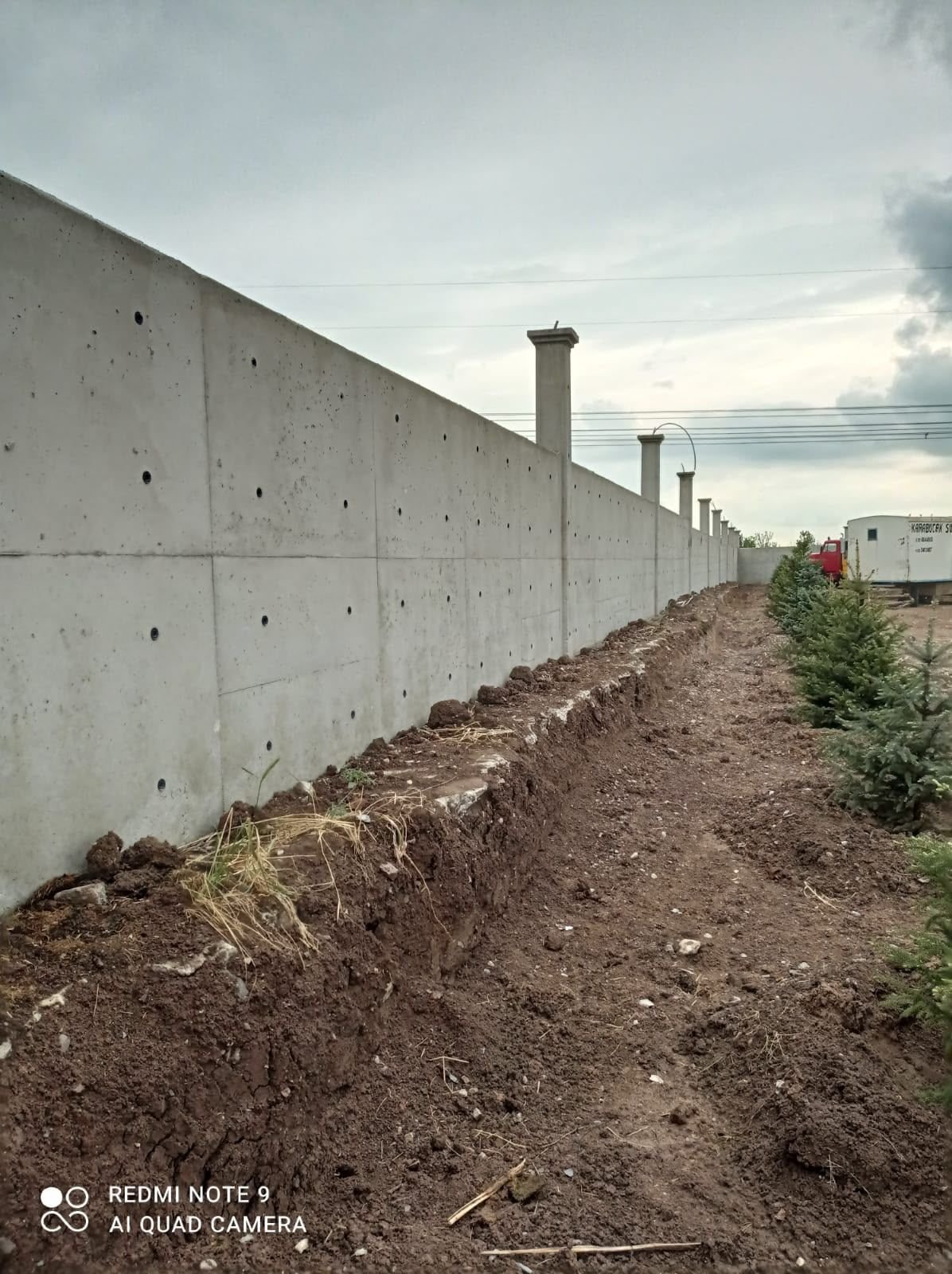 Betonarme istinat duvarı – Ankara