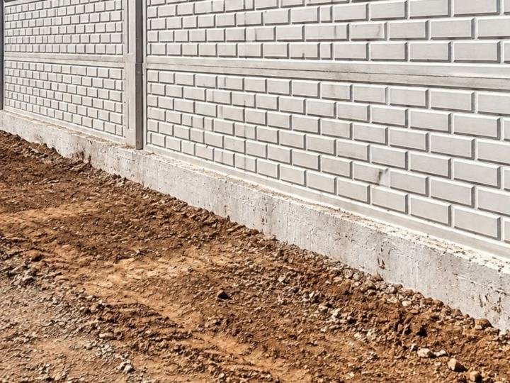 Tuğla desenli beton çevre duvarı - Yavuzlar Çevre Duvarı – Ankara